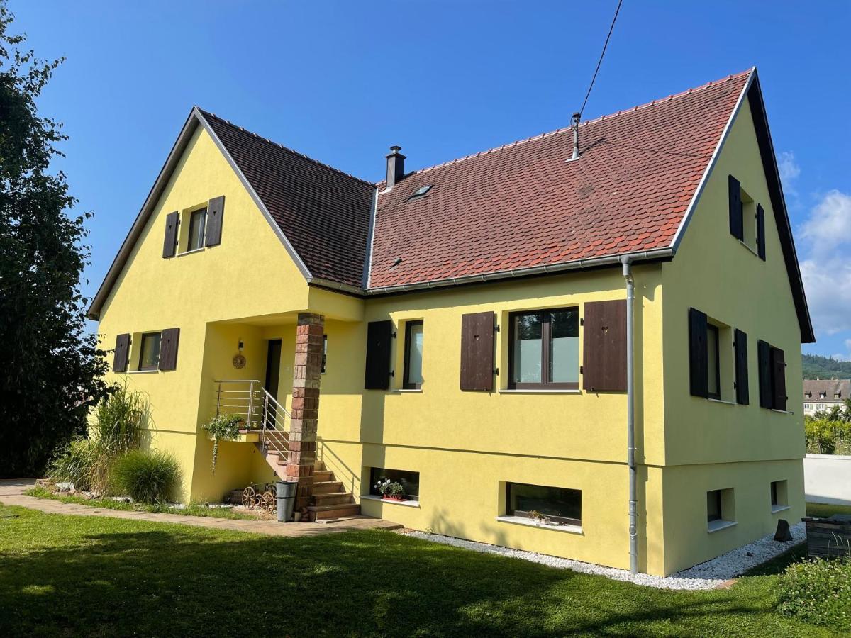 Alsacebnb - Gîte 12 personnes dans le vignoble - Piscine privée chauffée&Spa Ammerschwihr Esterno foto