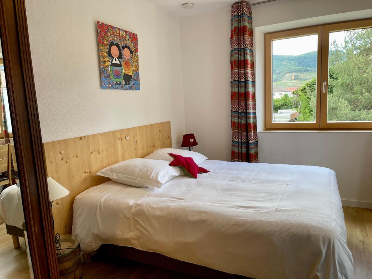 Alsacebnb - Gîte 12 personnes dans le vignoble - Piscine privée chauffée&Spa Ammerschwihr Esterno foto