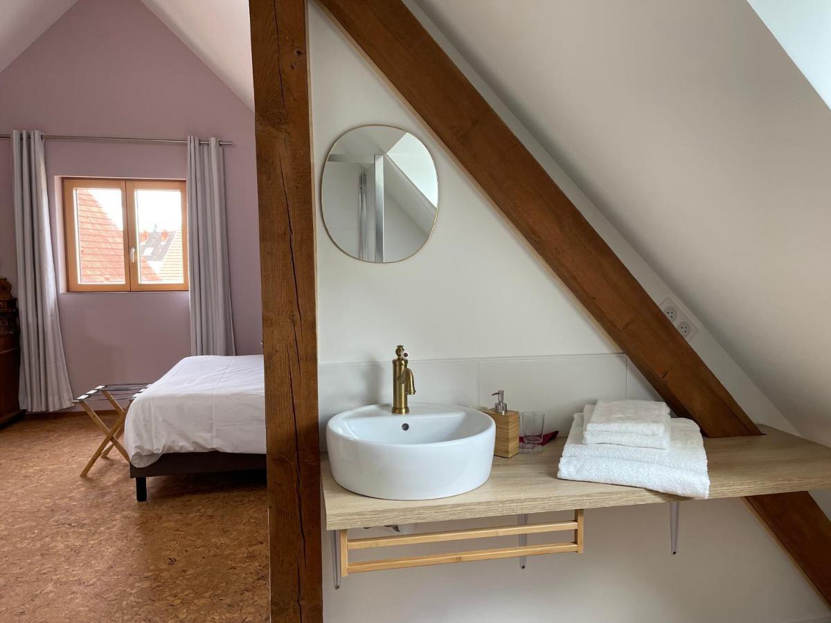 Alsacebnb - Gîte 12 personnes dans le vignoble - Piscine privée chauffée&Spa Ammerschwihr Esterno foto