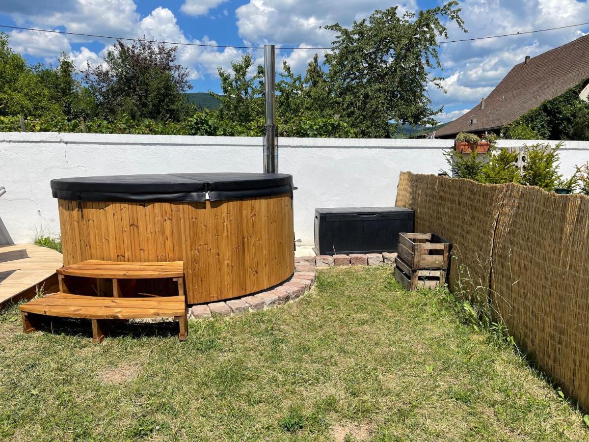 Alsacebnb - Gîte 12 personnes dans le vignoble - Piscine privée chauffée&Spa Ammerschwihr Esterno foto